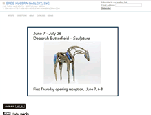Tablet Screenshot of gregkucera.com
